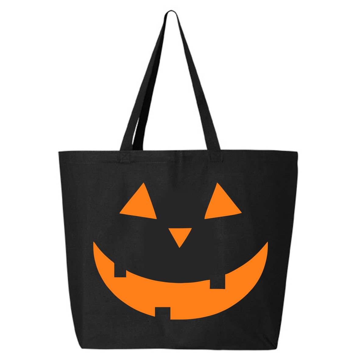 Jack o Lantern Pumpkin Face 25L Jumbo Tote