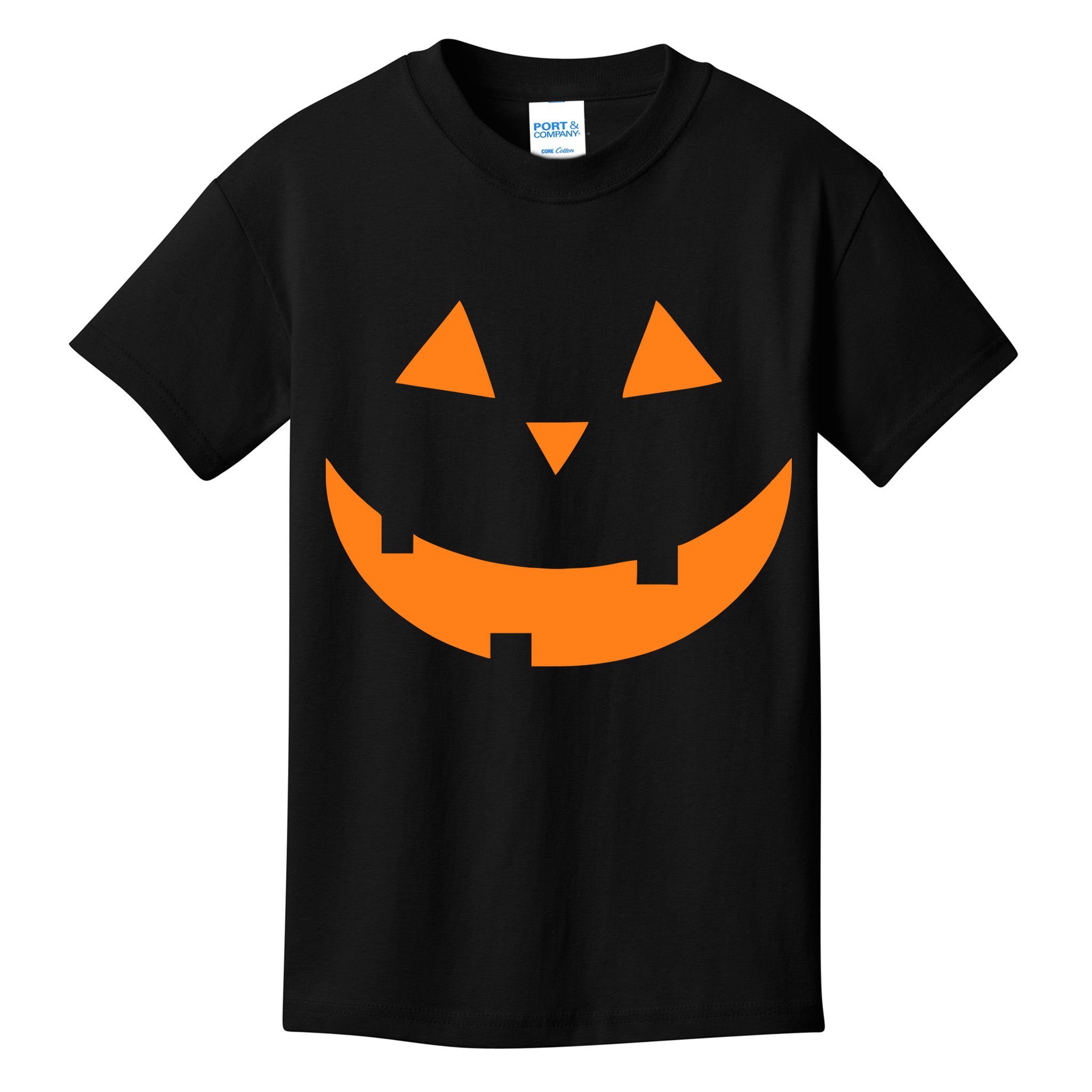 Jack o Lantern Pumpkin Face Kids T-Shirt