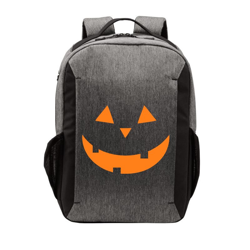 Jack o Lantern Pumpkin Face Vector Backpack