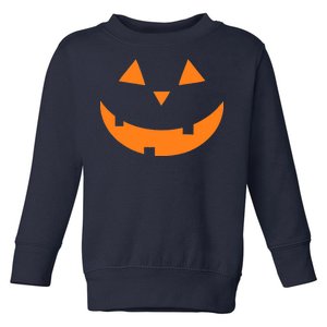 Jack o Lantern Pumpkin Face Toddler Sweatshirt