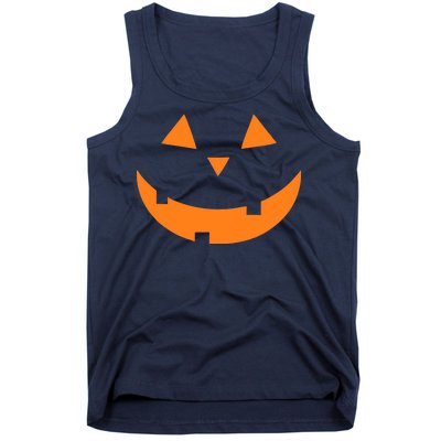 Jack o Lantern Pumpkin Face Tank Top