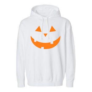 Jack o Lantern Pumpkin Face Garment-Dyed Fleece Hoodie