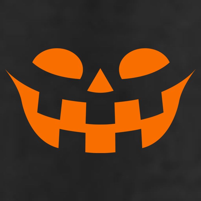 Jack O Lantern Scary Spookey Face 7 Panel Mesh Trucker Snapback Hat