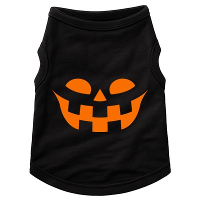 Jack O Lantern Scary Spookey Face Doggie Tank