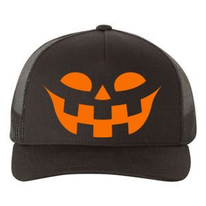 Jack O Lantern Scary Spookey Face Yupoong Adult 5-Panel Trucker Hat