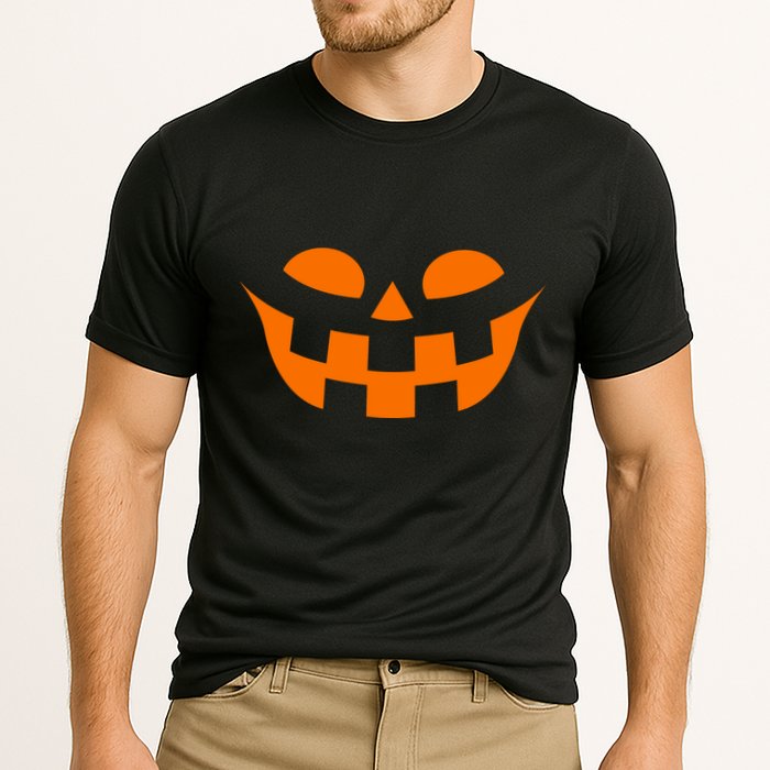 Jack O Lantern Scary Spookey Face Cooling Performance Crew T-Shirt