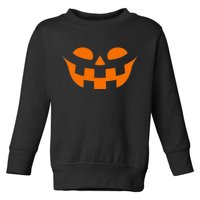 Jack O Lantern Scary Spookey Face Toddler Sweatshirt