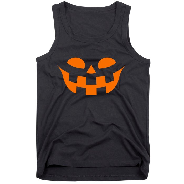 Jack O Lantern Scary Spookey Face Tank Top