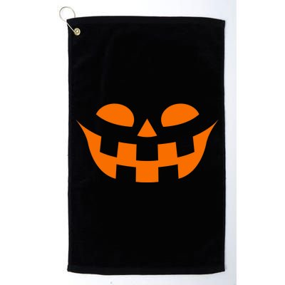 Jack O Lantern Scary Spookey Face Platinum Collection Golf Towel