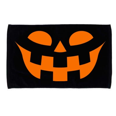 Jack O Lantern Scary Spookey Face Microfiber Hand Towel