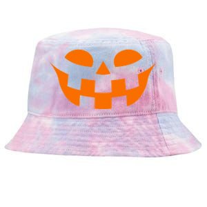 Jack O Lantern Scary Spookey Face Tie-Dyed Bucket Hat