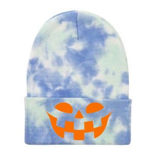 Jack O Lantern Scary Spookey Face Tie Dye 12in Knit Beanie