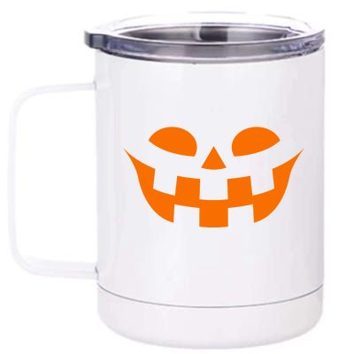 Jack O Lantern Scary Spookey Face 12 oz Stainless Steel Tumbler Cup