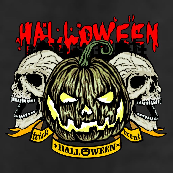 Jack o Lantern Skulls Halloween Adult Drive Performance Visor