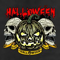 Jack o Lantern Skulls Halloween 11oz C Handle Ceramic Mug