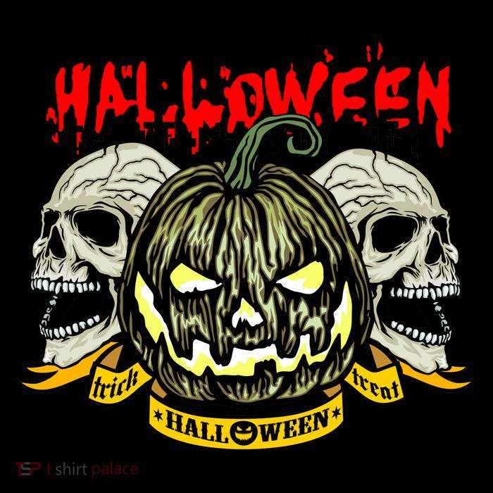 Jack o Lantern Skulls Halloween 16 in Basic Backpack