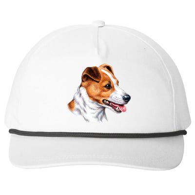 Jack Russell Dog Snapback Five-Panel Rope Hat