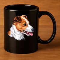 Jack Russell Dog 11oz C Handle Ceramic Mug