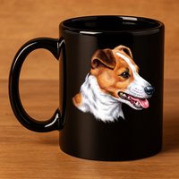 Jack Russell Dog 11oz C Handle Ceramic Mug