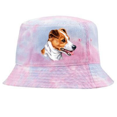 Jack Russell Dog Tie-Dyed Bucket Hat