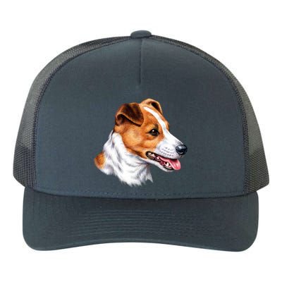 Jack Russell Dog Yupoong Adult 5-Panel Trucker Hat