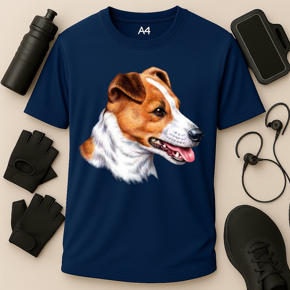 Jack Russell Dog Cooling Performance Crew T-Shirt