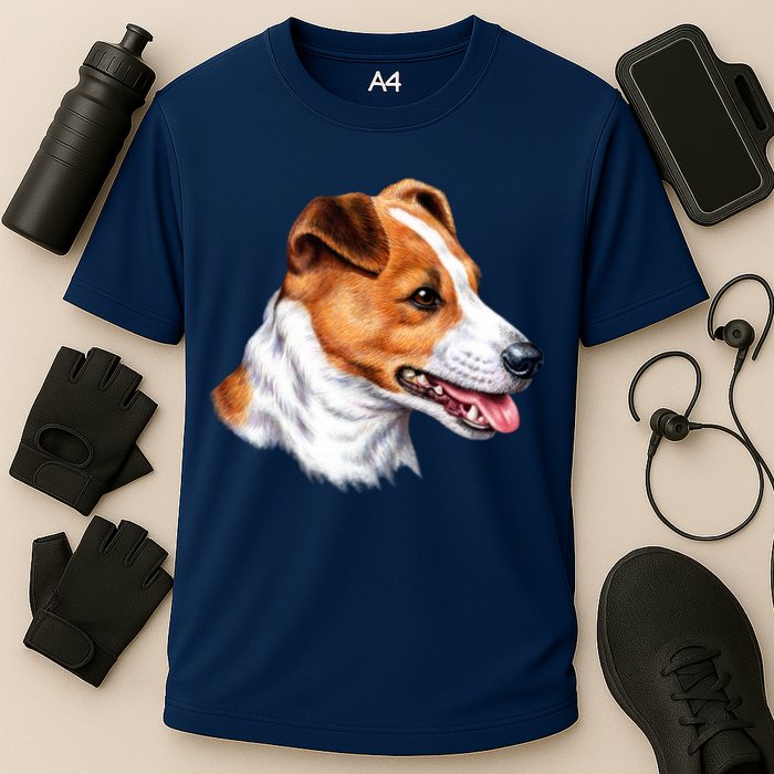 Jack Russell Dog Cooling Performance Crew T-Shirt