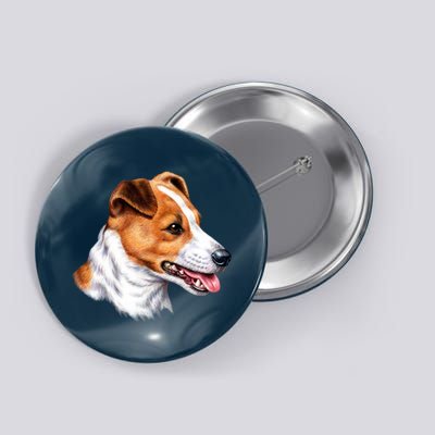 Jack Russell Dog Button