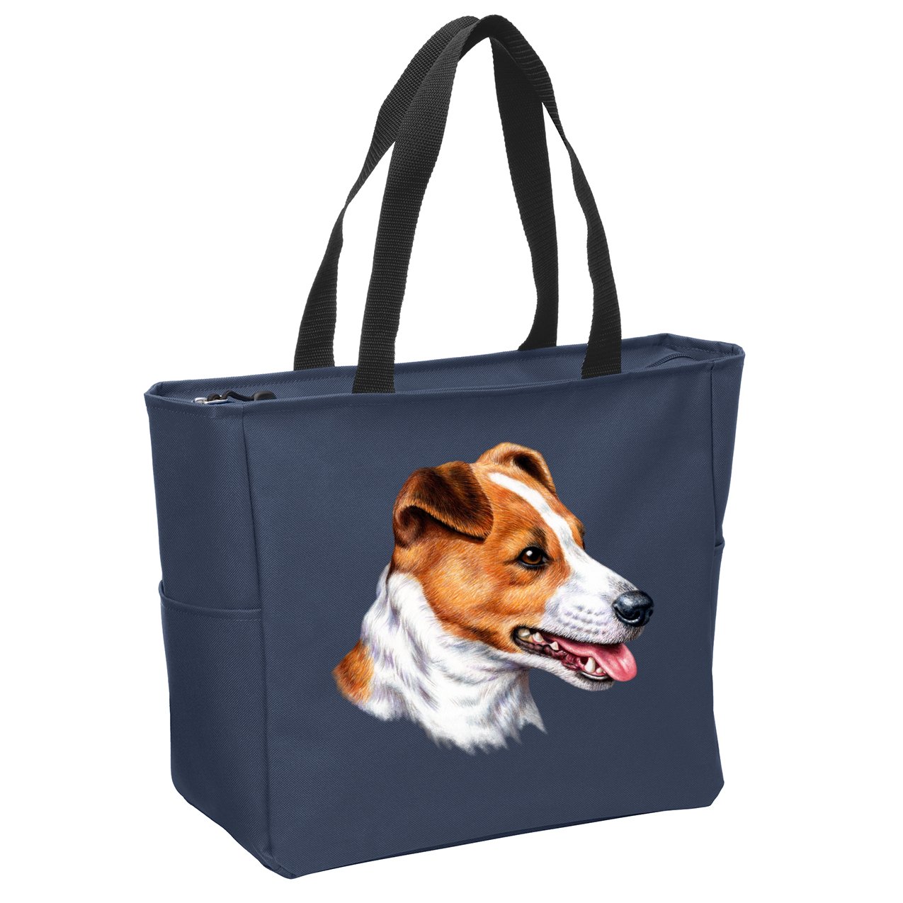 Jack Russell Dog Zip Tote Bag