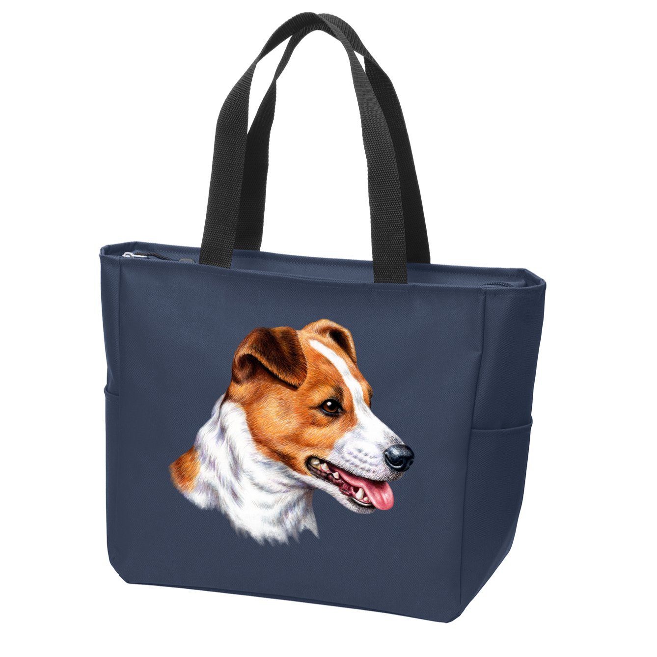 Jack Russell Dog Zip Tote Bag