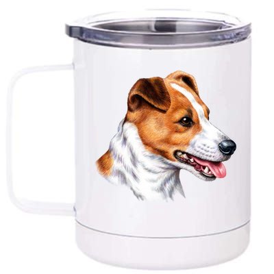 Jack Russell Dog 12 oz Stainless Steel Tumbler Cup