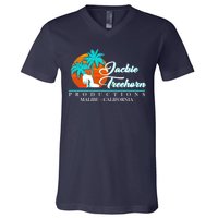 Jackie Treehorn Productions V-Neck T-Shirt