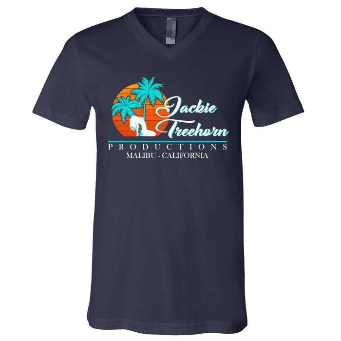 Jackie Treehorn Productions V-Neck T-Shirt