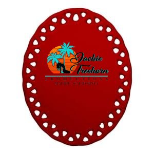 Jackie Treehorn Productions Ceramic Oval Ornament