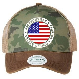 Jacksonville Florida USA Legacy Tie Dye Trucker Hat