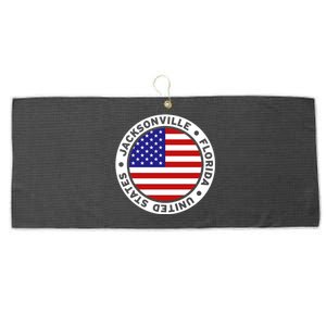 Jacksonville Florida USA Large Microfiber Waffle Golf Towel