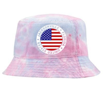 Jacksonville Florida USA Tie-Dyed Bucket Hat