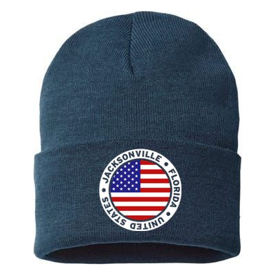 Jacksonville Florida USA Sustainable Knit Beanie