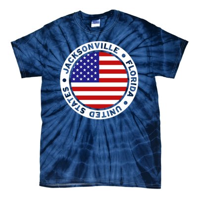 Jacksonville Florida USA Tie-Dye T-Shirt