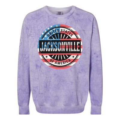 Jacksonville USA Colorblast Crewneck Sweatshirt