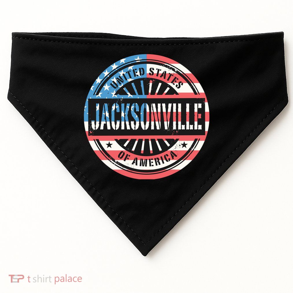 Jacksonville USA USA-Made Doggie Bandana