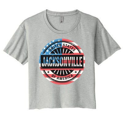 Jacksonville USA Women's Crop Top Tee