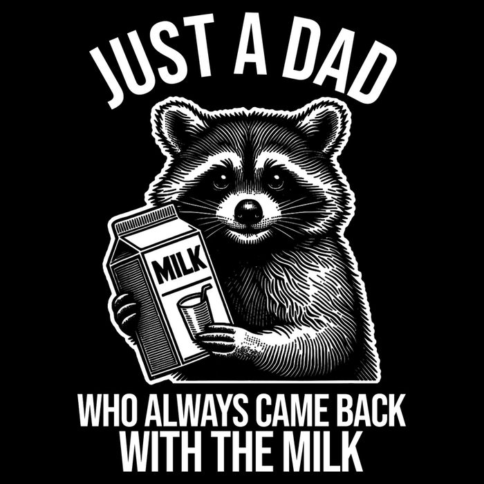 Just A Dad Who Always Came Back With The Milk Funny 16 in Basic Backpack