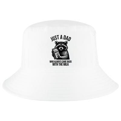 Just A Dad Who Always Came Back With The Milk Funny Cool Comfort Performance Bucket Hat