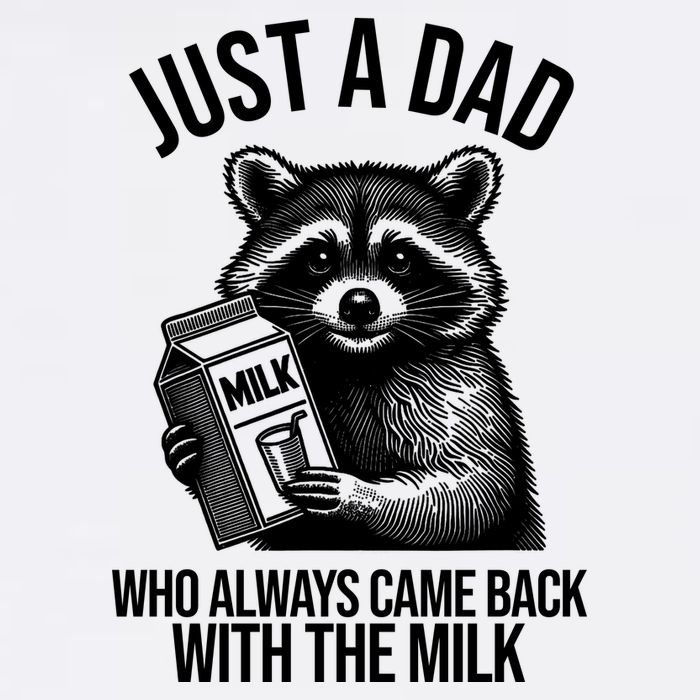 Just A Dad Who Always Came Back With The Milk Funny Flatbill Hat