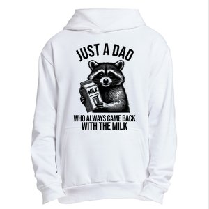 Just A Dad Who Always Came Back With The Milk Funny Urban Pullover Hoodie