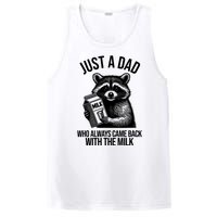 Just A Dad Who Always Came Back With The Milk Funny PosiCharge Competitor Tank