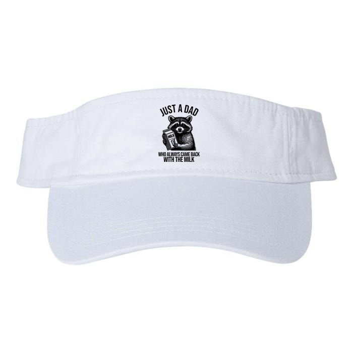 Just A Dad Who Always Came Back With The Milk Funny Visor