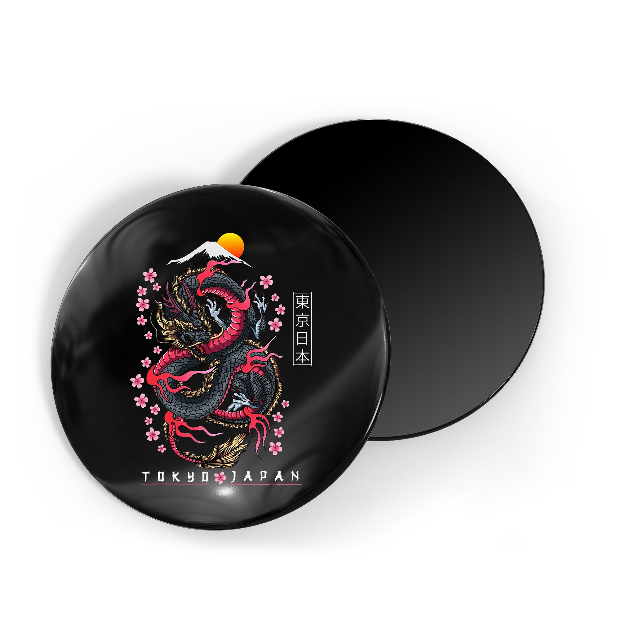 Japanese Aesthetic Dragon Tokyo Japan Magnet