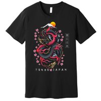 Japanese Aesthetic Dragon Tokyo Japan Premium T-Shirt